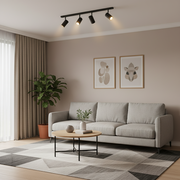 Lustra Clasica Sisimiut, 4xGU10, Metal, Negru
