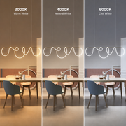 DIVINO LED csillár rugalmas szilikon csővel – 62 W, ​​állítható fény, arany Modern csillárok Alapértelmezett cím Alessandro Design
