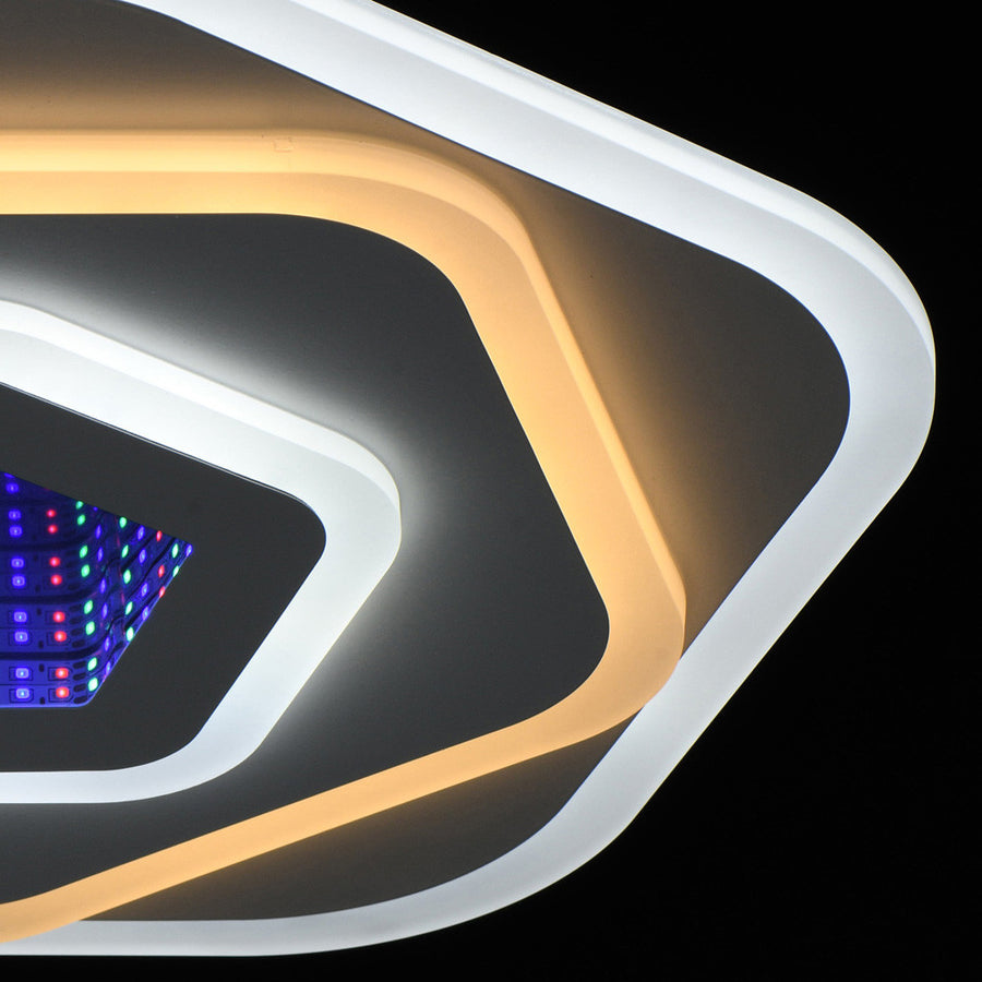 LED csillár NEXA 3D 39W, átmérő 23 cm, hideg/meleg/semleges fény, fehér LED csillár Alapértelmezett cím Alessandro Design