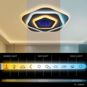 LED csillár NEXA 3D 39W, átmérő 23 cm, hideg/meleg/semleges fény, fehér LED csillár Alapértelmezett cím Alessandro Design