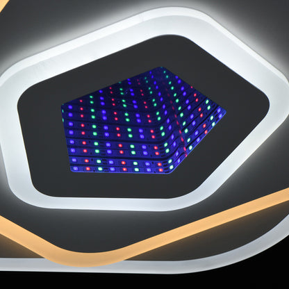 LED csillár NEXA 3D 39W, átmérő 23 cm, hideg/meleg/semleges fény, fehér LED csillár Alapértelmezett cím Alessandro Design