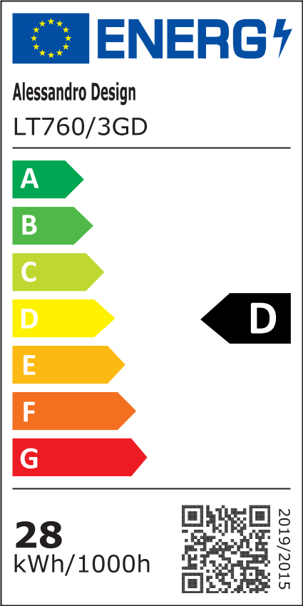 Függesztett akril LED csillár LT760/3GD, 28W, meleg/semleges/hideg fény 3000/4000/6000K, fehér, állítható magasságú, fém és akril
