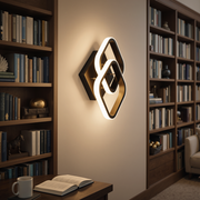 LED csillár VERTEX mátrix átfedő gyémántok, fém keretek, 24 W, 2 gyémánt, hideg/meleg/semleges fény 3000K/4000K/6000K, fekete, fém és szilikon LED-csillár alapértelmezett cím Alessandro Design