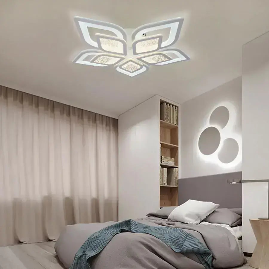 LED csillár távirányítóval DALIA 170W, 5 szirom, hideg/meleg/semleges fény, szabályozható, fehér LED-es csillár távirányítóval Alapértelmezett cím Alessandro Design
