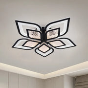 LED csillár távirányítóval DALIA 96W, 5 szirom, hideg/meleg/semleges fény, szabályozható, fekete LED csillárok távirányítóval Alapértelmezett cím Alessandro Design
