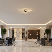 Lustra LED cu telecomanda SUKING, 3 surse, 3000K/4000K/6000K, 120W, Metal și Acrilic, Negru