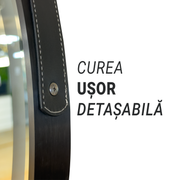 LED-es kerek tükör, 11 W, 60 cm, Micah Marcello MotionGlow érzékelő, páramentesítő rendszer, óra és hőmérő, kozmetikai nagyító, szabályozható Marcello tükrök alapértelmezett cím Alessandro Design