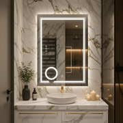 Oglinda LED Rectangulara, 50x70cm, CANTO Touch, Sistem Dezaburire, Dimabila