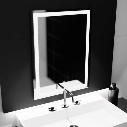 Négyszögletű LED-es tükör, 60x80cm, KERET Basic Touch Mirrors Korman C Alapértelmezett cím Alessandro Design
