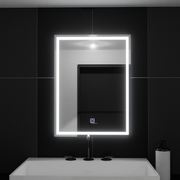 Négyszögletű LED-es tükör, 60x80cm, KERET Basic Touch Mirrors Korman C Alapértelmezett cím Alessandro Design