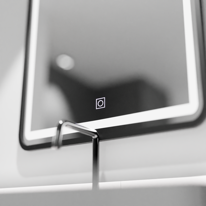 Téglalap alakú LED-es tükör, 60x80cm, Shade Basic Touch Mirrors Korman C Alapértelmezett cím Alessandro Design