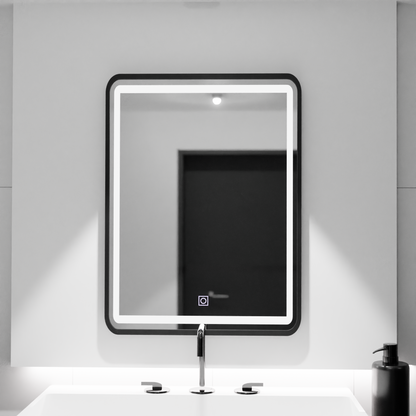 Téglalap alakú LED-es tükör, 60x80cm, Shade Basic Touch Mirrors Korman C Alapértelmezett cím Alessandro Design