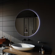 Oglinda LED Rotunda, 12W, 50cm, Isolda,Touch, Sistem Dezaburire, Lumina Rece 6000k Oglinzi Korman E Default Title Alessandro Design