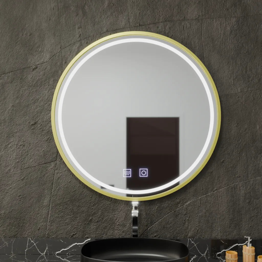 LED kerek tükör, 50 cm, Glanz Touch, páramentesítő rendszer, szabályozható tükrök Korman E alapértelmezett cím Alessandro Design