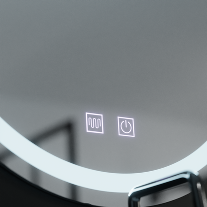 Kerek LED-es tükör 50cm Lucea Touch Demister System Tükrök Korman E Alapértelmezett cím Alessandro Design