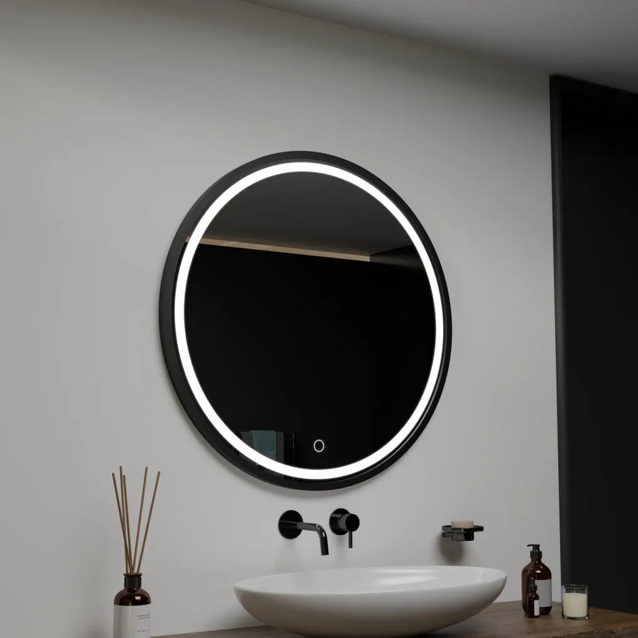 Kerek LED-es tükör 80cm Piazza Basic Touch Mirrors Korman C Alapértelmezett cím Alessandro Design