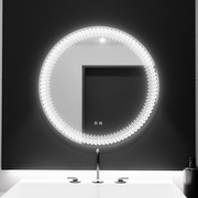 LED kerek tükör 60 cm, Stellaire Touch, páramentesítő rendszer, szabályozható tükrök Korman E alapértelmezett cím Alessandro Design