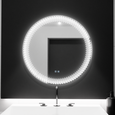 LED kerek tükör 60cm, Stellaire Touch, páramentesítő rendszer, szabályozható