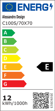 Kerek LED-es tükör, 70cm, Basic Touch