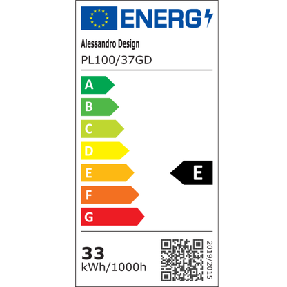 LED mennyezeti lámpa SOLIS 37cm 33W Cold Light Arany LED mennyezeti lámpák Alapértelmezett cím Alessandro Design