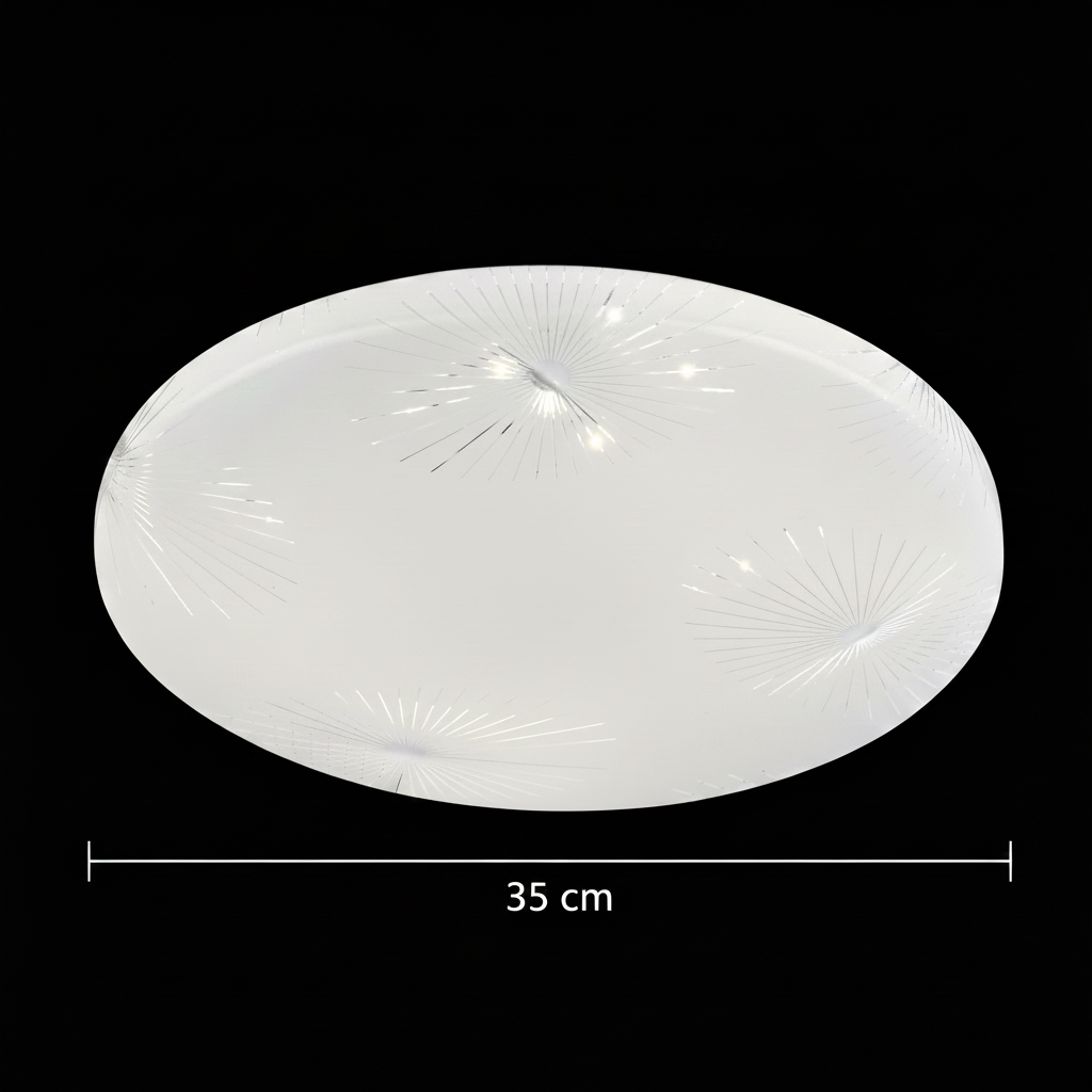 Plafonieră LED 35 cm, 31W, 3000K / 4000K / 6000K, Alb, Metal si Acril Plafoniere LED Default Title Alessandro Design