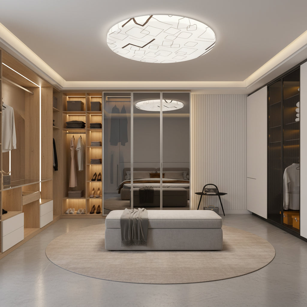 Plafonieră LED 23 cm, 22W, 3000K / 4000K / 6000K, Alb, Metal si Acril Plafoniere LED Default Title Alessandro Design