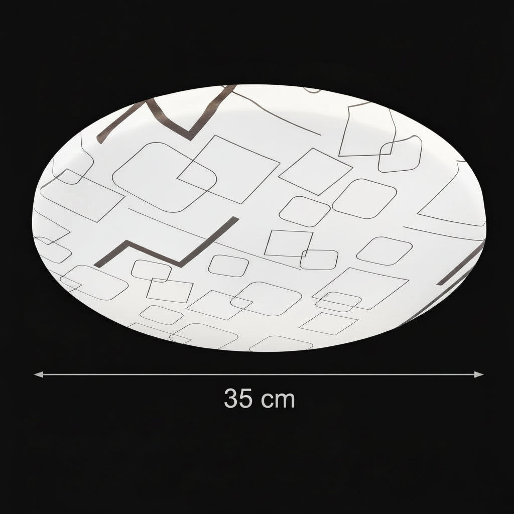 Plafonieră LED 35 cm, 31W, 3000K / 4000K / 6000K, Alb, Metal si Acril Plafoniere LED Default Title Alessandro Design