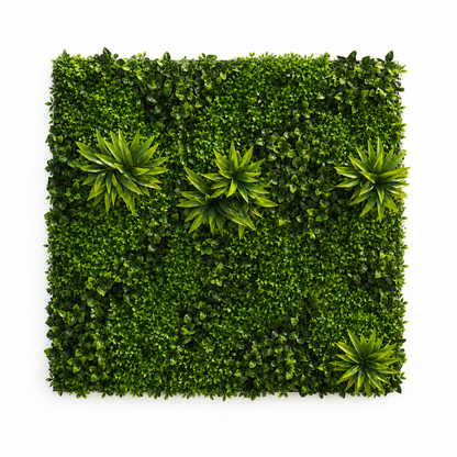 Planta Artificială Panou de Gard Viu Cimișir, 100 x 100 cm, Verde
