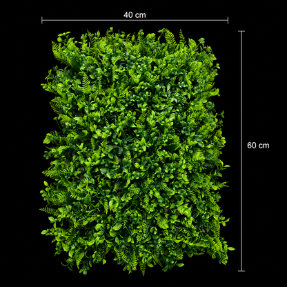 Planta Artificială Panou de Gard Viu Cimișir, 40 x 60 cm, Verde