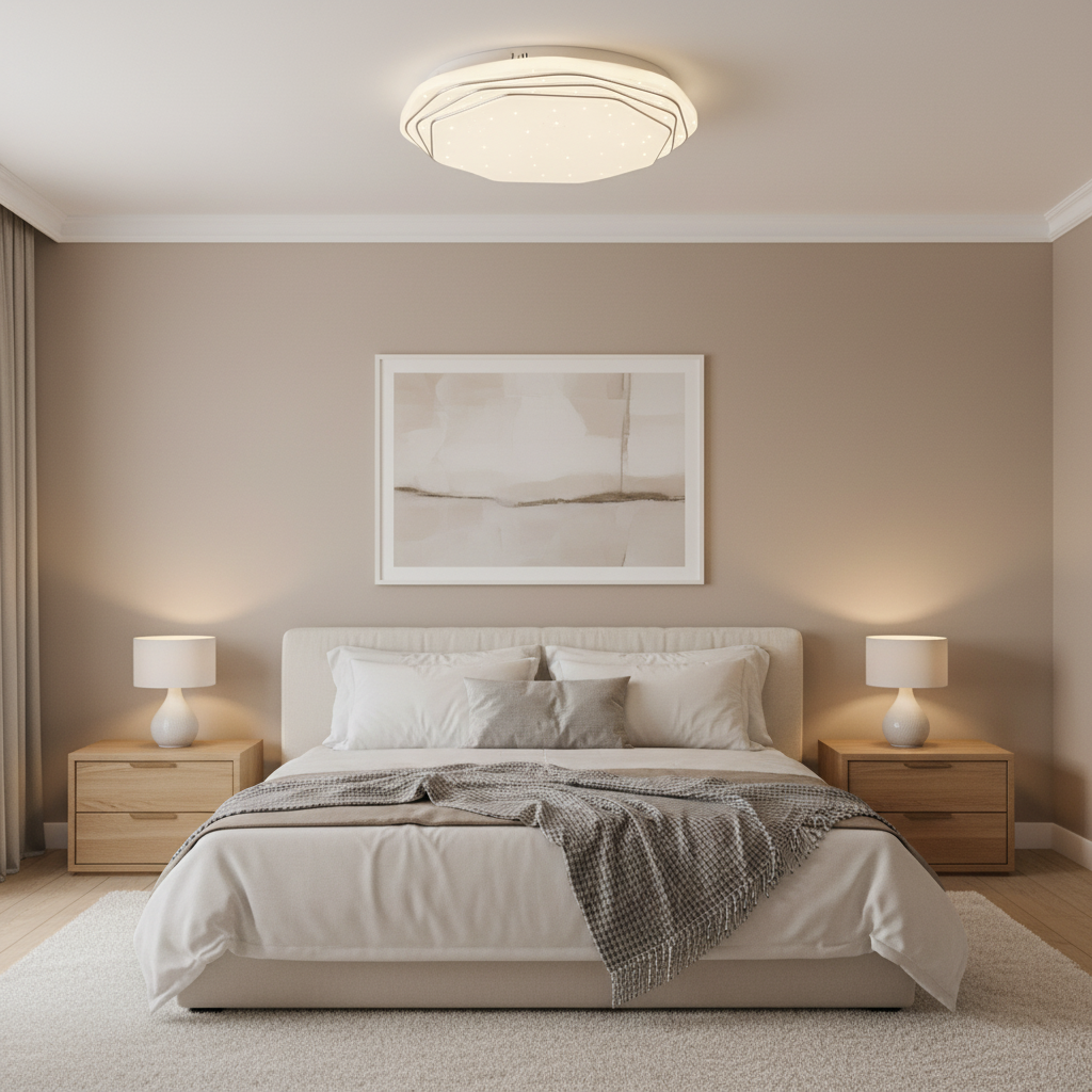 Plafonieră PL152 LED 35 cm, 31W, 3000K / 4000K / 6000K, Alb, Metal si Acril Plafoniere LED Default Title Alessandro Design