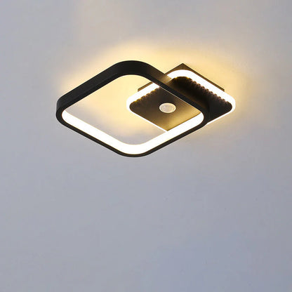 Lustra LED cu Senzor Miscare PS510BK, 15W, lumina Rece/Calda/Neutra 3000K/4000K/6000K, Metal si Acril Lustre LED Default Title Alessandro Design