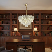 Crystal csillár WINDSOR Nobile 5xE14, átmérő 39 cm, fényes arany, állítható magasságú kristálycsillárok alapértelmezett cím Alessandro Design