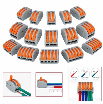 LED csillár / tükör csatlakozó - gyors, 3 pólusú, csavarmentes beszerelés Világítótestek Alapértelmezett cím Alessandro Design