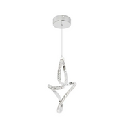 Pendul LED Osiris, 24W, Cristal, Crom -19A Default Title Alessandro Design