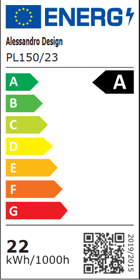 Hatszögletű LED mennyezeti lámpa 23 cm, 22W, 3000K / 4000K / 6000K, fehér, fém és akril LED mennyezeti lámpák Alapértelmezett cím Alessandro Design