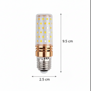 E27 LED izzó, 16W, Cool Light, 6000K, Arany