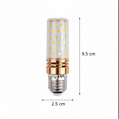 E27 LED izzó, 16W, Cool Light, 6000K, Arany