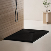 Téglalap alakú zuhanytálca 70x90 cm, vékony 3 cm, fekete Otthon és kert Alapértelmezett cím Alessandro Design