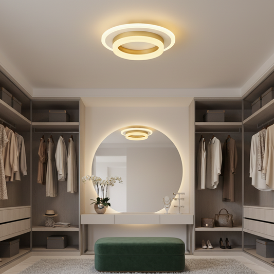 LED csillár SOLENA ROTONDA 21W, átmérő 20cm, hideg/meleg/semleges fény, aranyfehér LED csillárok alapbeállítás Alessandro Design