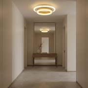 LED csillár SOLENA ROTONDA 21W, átmérő 20cm, hideg/meleg/semleges fény, aranyfehér LED csillárok alapbeállítás Alessandro Design