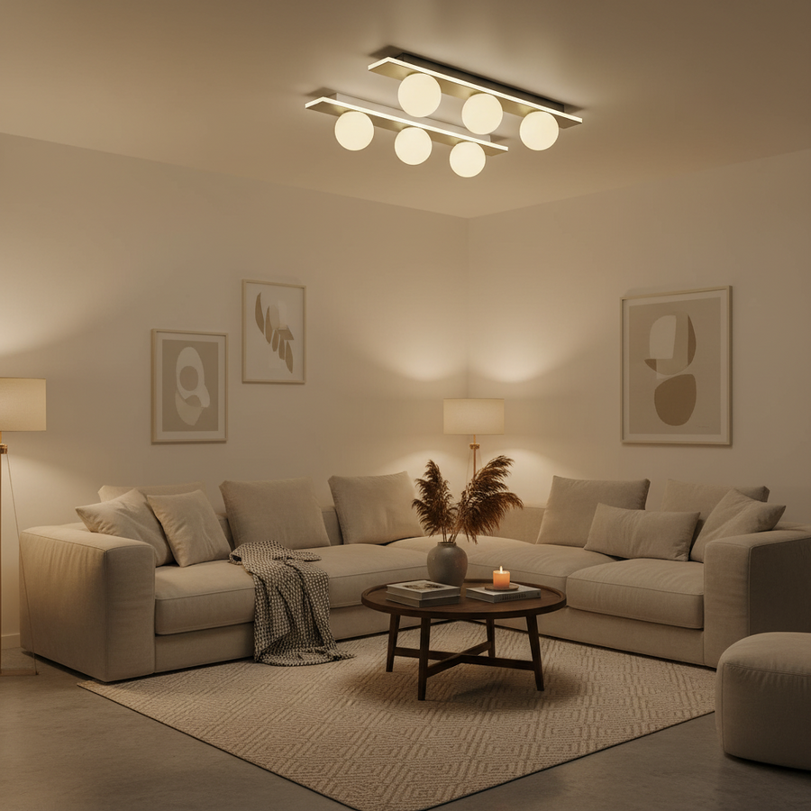 Lustra LED TRION, Lumina Calda/Neutra/Rece, 3xG9, 24W, Negru, Metal si Acril