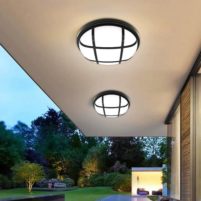 Kültéri LED fali lámpa AX311/218BK, átmérő 22cm, 24W, IP65, meleg fény