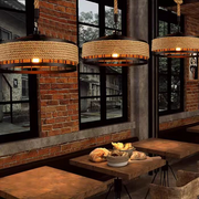 Lustra Vintage LV300/300BK, 1xE27, Rustic Barn, Sfoara si Metal, 30cm, Maro Lustre Vintage Default Title Alessandro Design