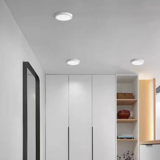 Kerek LED-es mennyezeti lámpa, 31W, 22cm, 6000K, fehér fém – hideg fényű LED mennyezeti lámpák alapértelmezett cím Alessandro Design