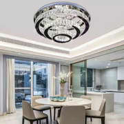 Lustra LED Cristal cu Telecomanda LLC151/500CH, 64W, 3 Elemente, lumina Rece/Calda/Neutra, Dimabila, Crom Lucios Lustre LED cu Telecomanda Default Title Alessandro Design
