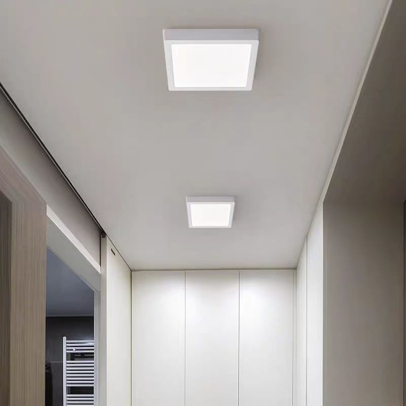 LED négyzet alakú mennyezeti lámpa, 36 W, 22x22 cm, hideg fény, 6000 K, fehér LED mennyezeti lámpa Alapértelmezett cím Alessandro Design