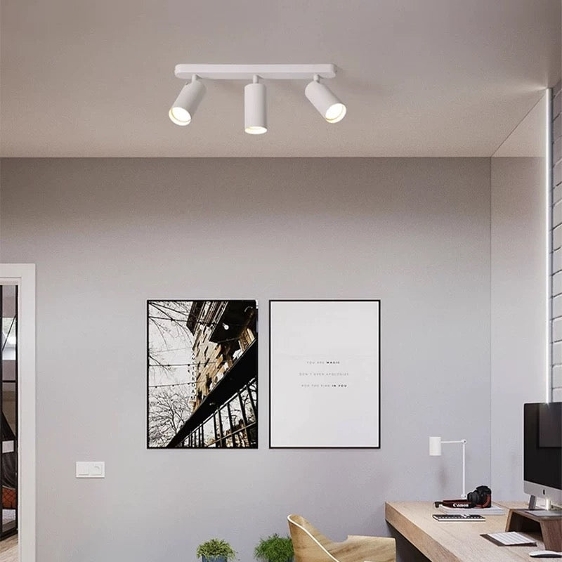 Lustra Joom cu Proiector Liniar 3XGU10 Alb Lustre LED Default Title Alessandro Design