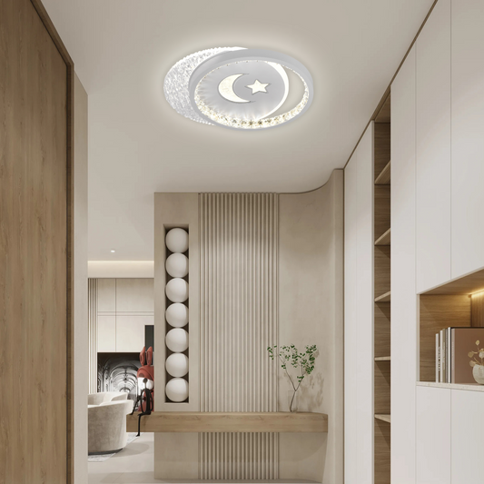 LED csillár PERU 34W, 2 kör, hideg/meleg/semleges fény, fehér LED csillárok Alapértelmezett cím Alessandro Design