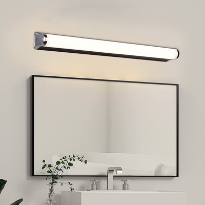 Fürdőszoba LED fali lámpa, GARDA, 10W, lineáris, meleg/semleges/hideg lámpa, króm