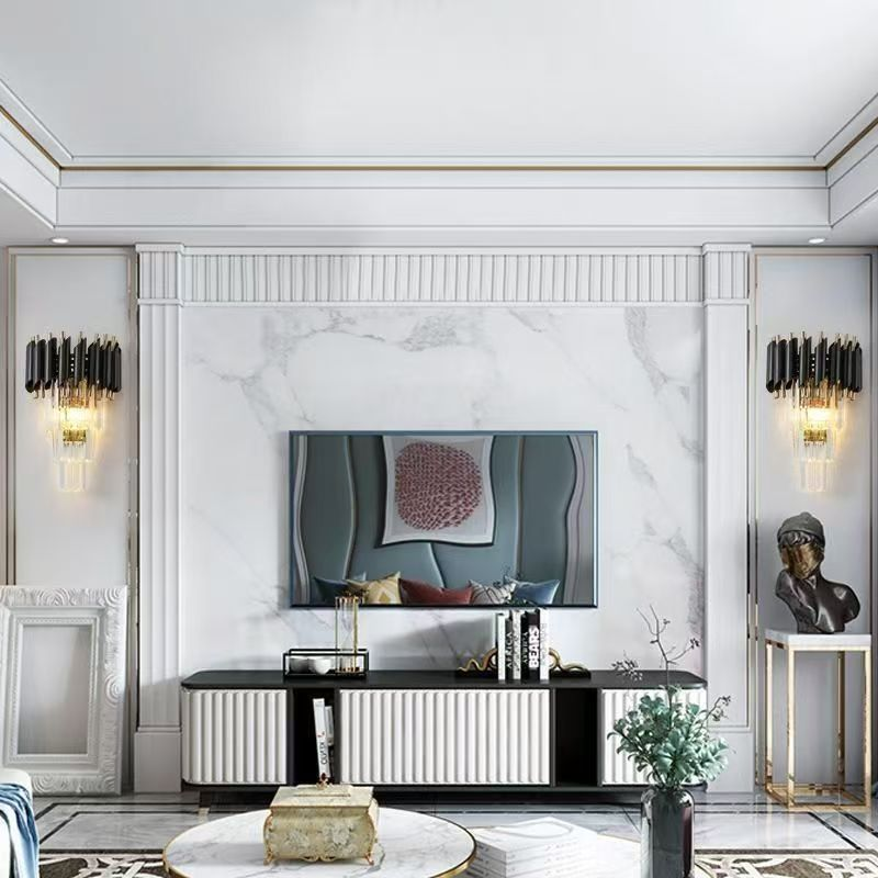 Kristály csillár lámpa VERSAILLES Piccolo, 2xE14, fekete beltéri fali lámpa Alapértelmezett cím Alessandro Design